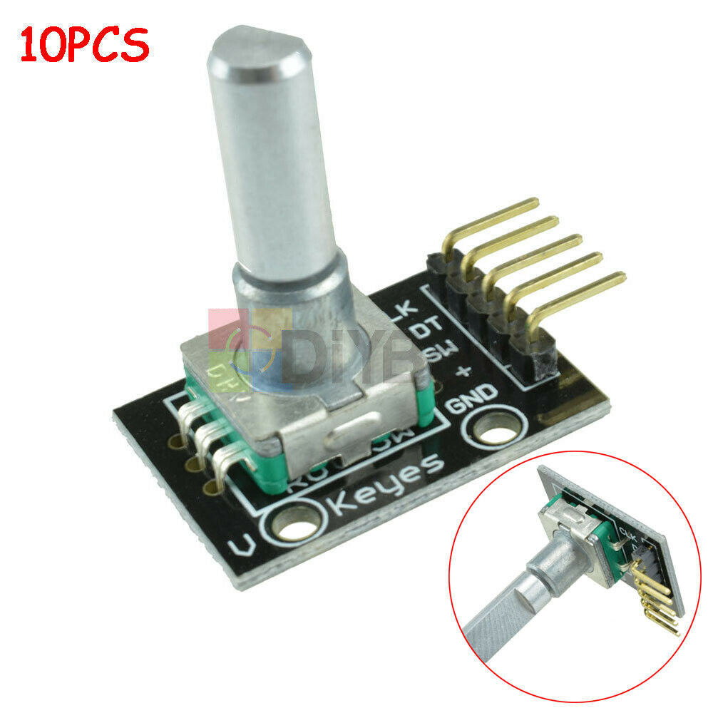 10PC KY-040 Rotary Encoder Module Brick Sensor Development Board For Arduino