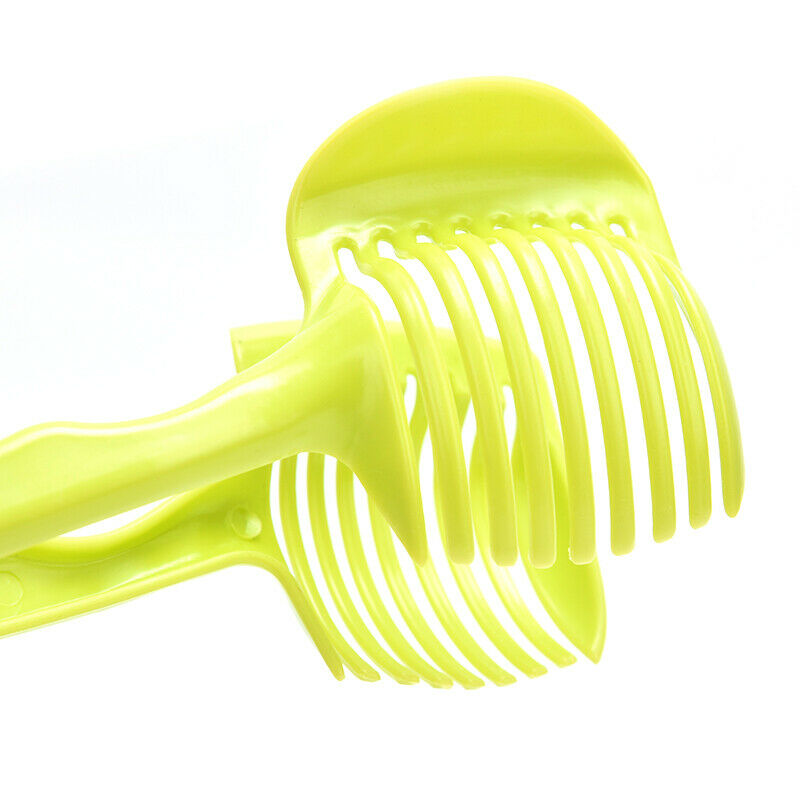 Kitchen  Lemon Clip Tomato Potato Slicer Holder Fruits Vegetables Cutter .l8