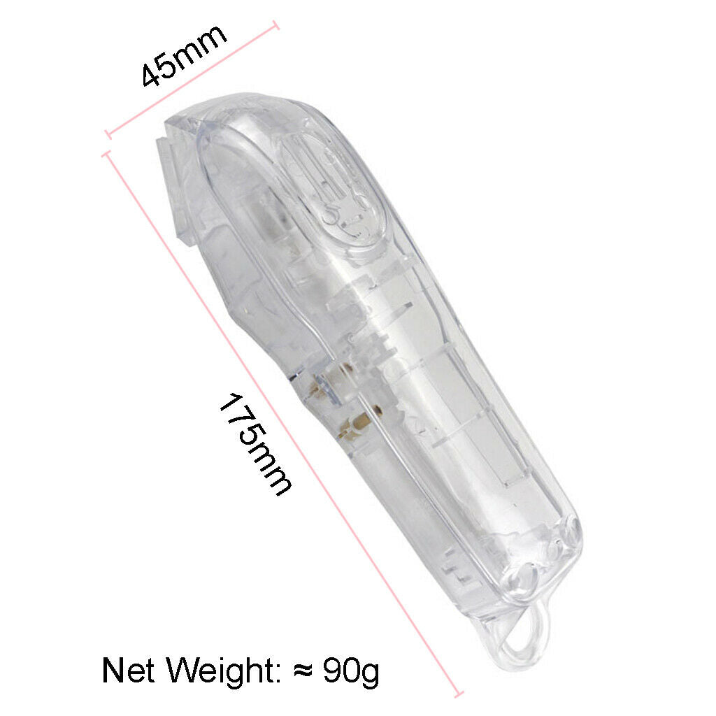 Fluorescent Housing Shell Cover for   8148/8591/8504 Hair Clippers Clear