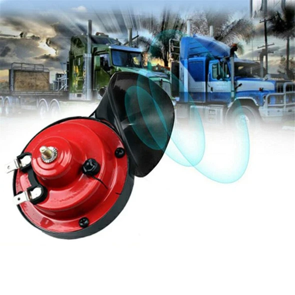 Air Horn Black 110DB 12V Electric Black