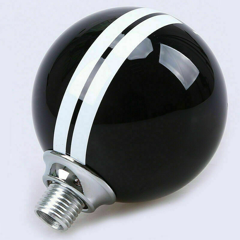 5Speed Round Manual Shift Knob Shifter Lever Black For Ford Mustang Shelby GT500
