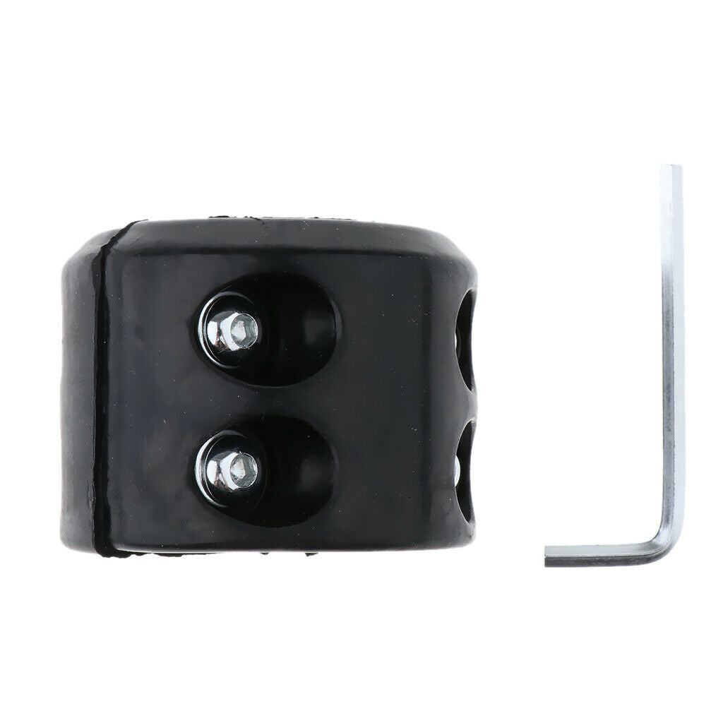 2x Winch Cable Stopper Rubber Rope Line Stop Hook Saver with Wrench for ATV UTV
