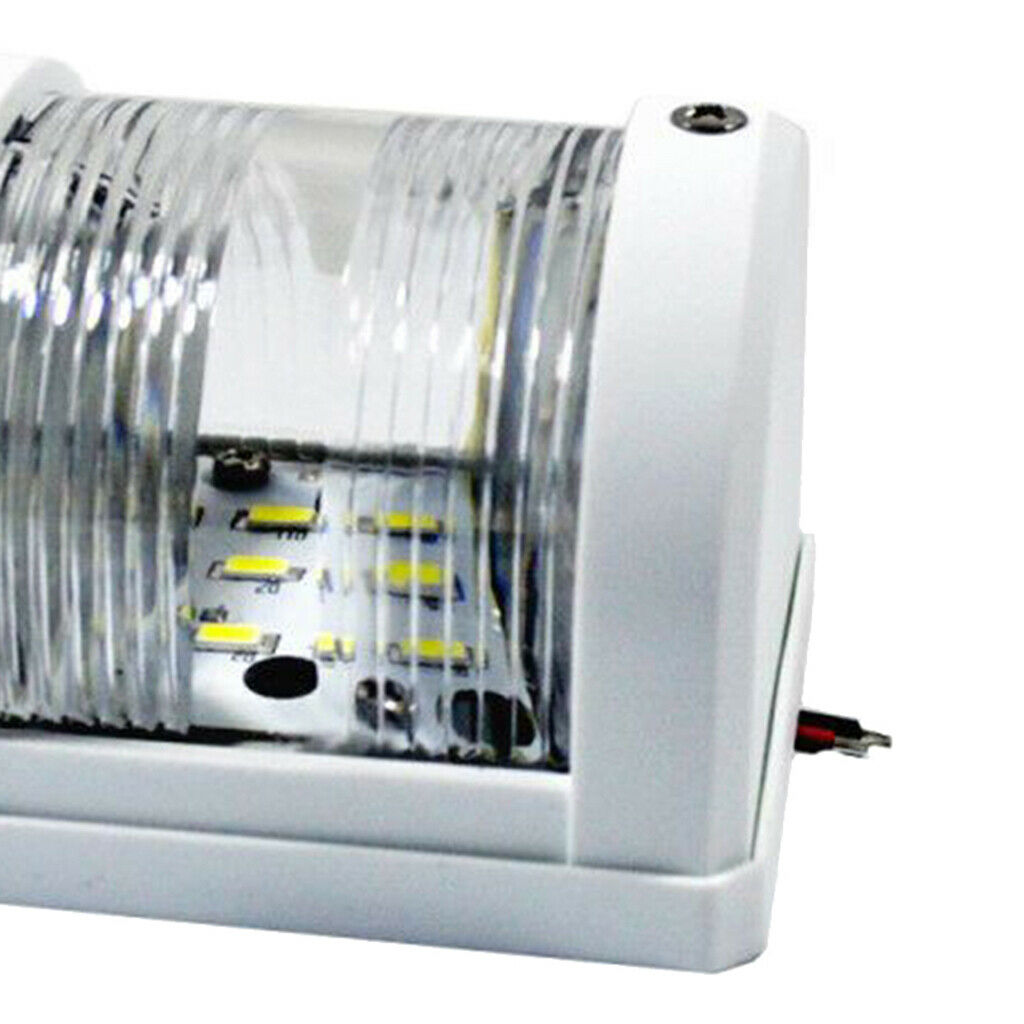 White Boat LED White Stern Navigation Lights Marine Sailing Signal Lamp