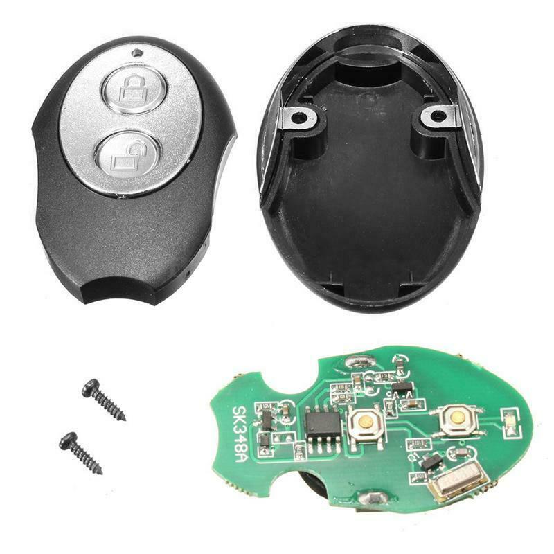 Universal 2 Channels Electric Garage Door Cloning Remote Control Key Fob 433mhz