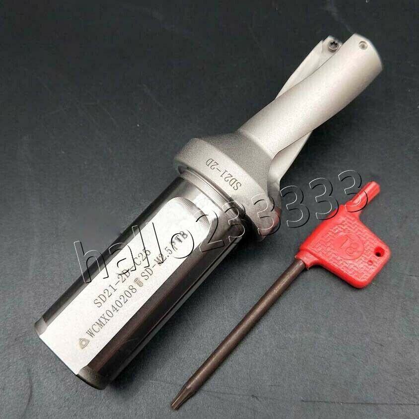 6PC WPD 210-25-2D 21mm-2D U drill indexable drill For WCMX040208 U drill insert
