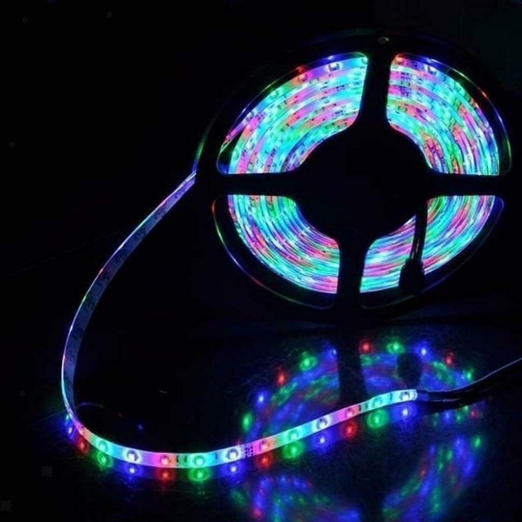 LED Strips Lights Waterproof RGB Dimmer Colour Changing w/Remote Control 15m