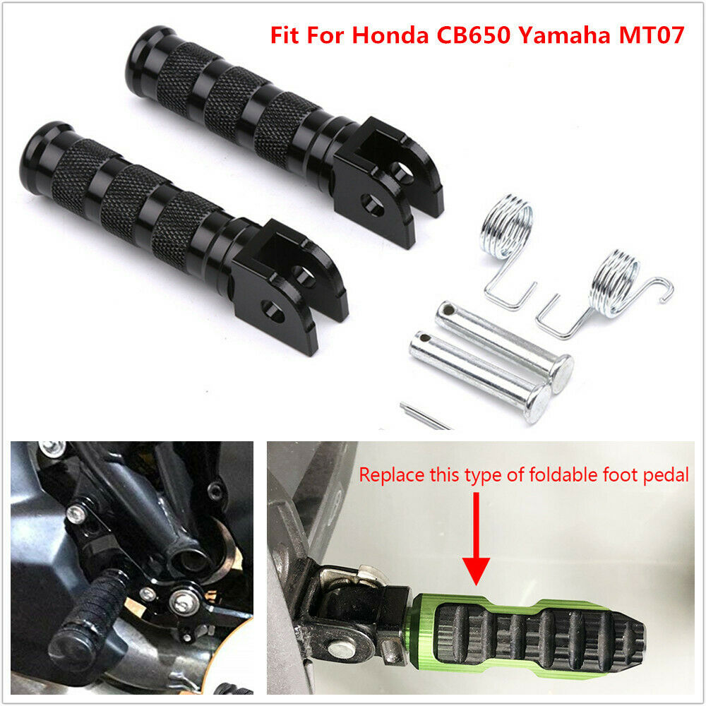 2PCS CNC Aluminum Alloy Motorcycle Dirt Bikes Footpegs Rear Pedal Footrests Kit