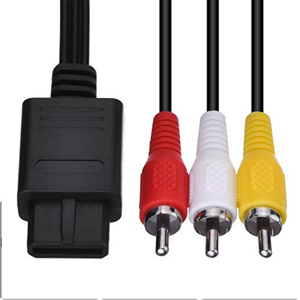 For Nintendo 64 Audio TV Video Cord AV Cable to RCA Super Nintendo GameCube N64