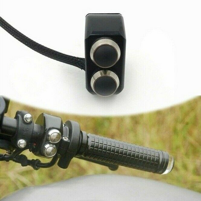 Cool CNC Switch Control Motorcycle Handlebar Button Latch Momentary Cafe Racer s