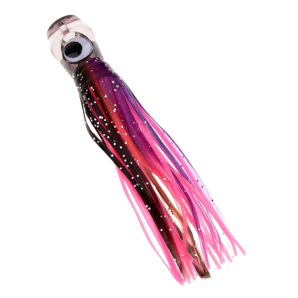 2X Saltwater Fishing Octopus Squid Skirt Lure Marlin Tuna Trolling Lure 02