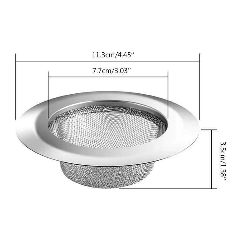 Kitchen Sink Strainer Drain Hair Catcher Bath Stopper Plug Sewer Filter with Lid