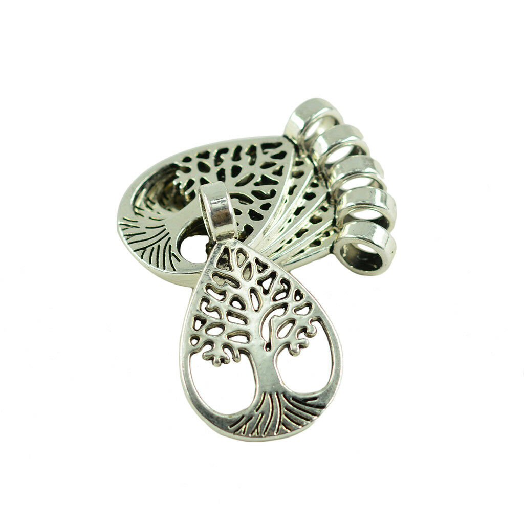 70pcs Filigree Yoga Lotus Flower Charms & Tree Of Life Pendant DIY Crafts