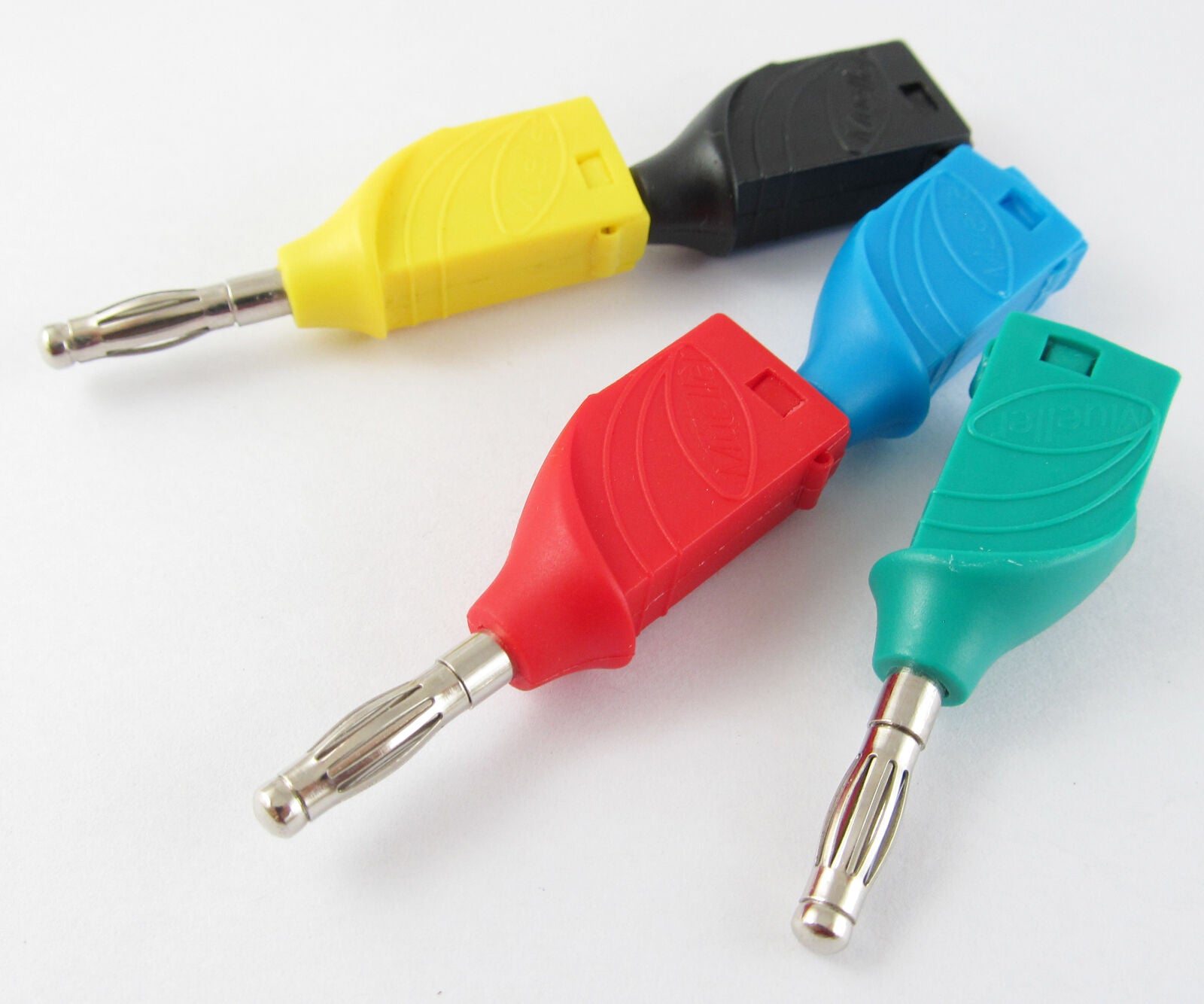 5pcs High Quality Mueller Radioshack Stackable 4mm Banana Plug 5 Colors