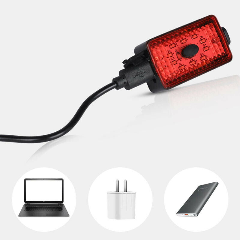 New Bicycle Light USB Safety Tail Light Bicycle Helmet Tail Lig.l8