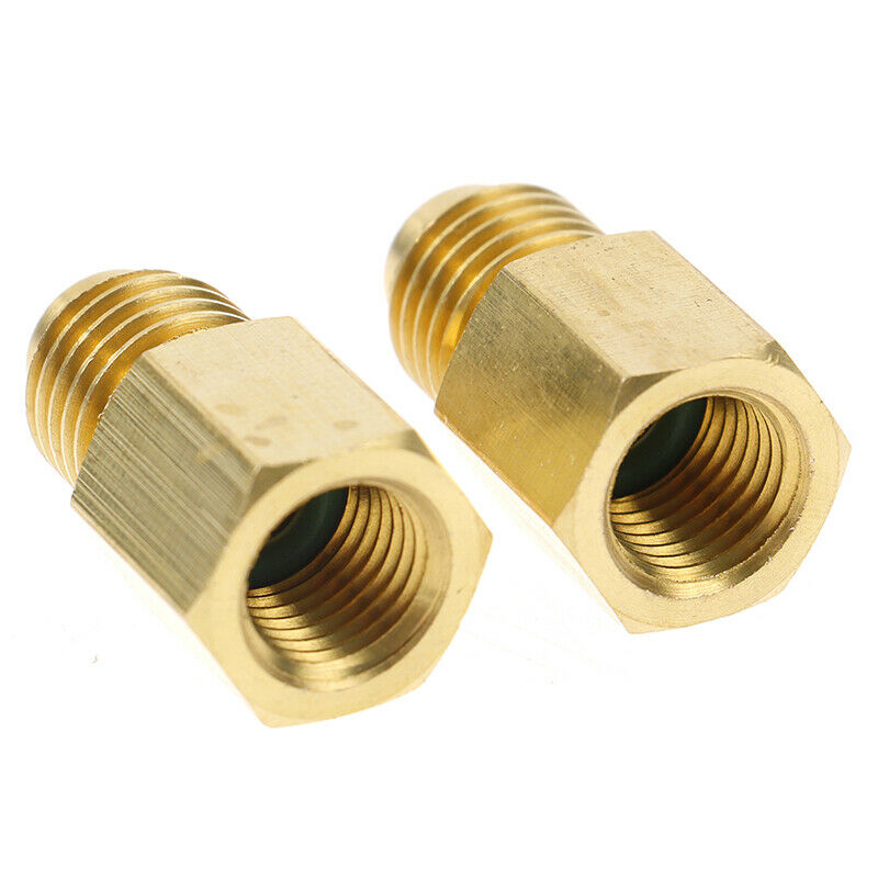 R12 To R134a Adapter Kit 1/4 Female 1/2 Male Air Conditioner Adapter Va JYDFAU