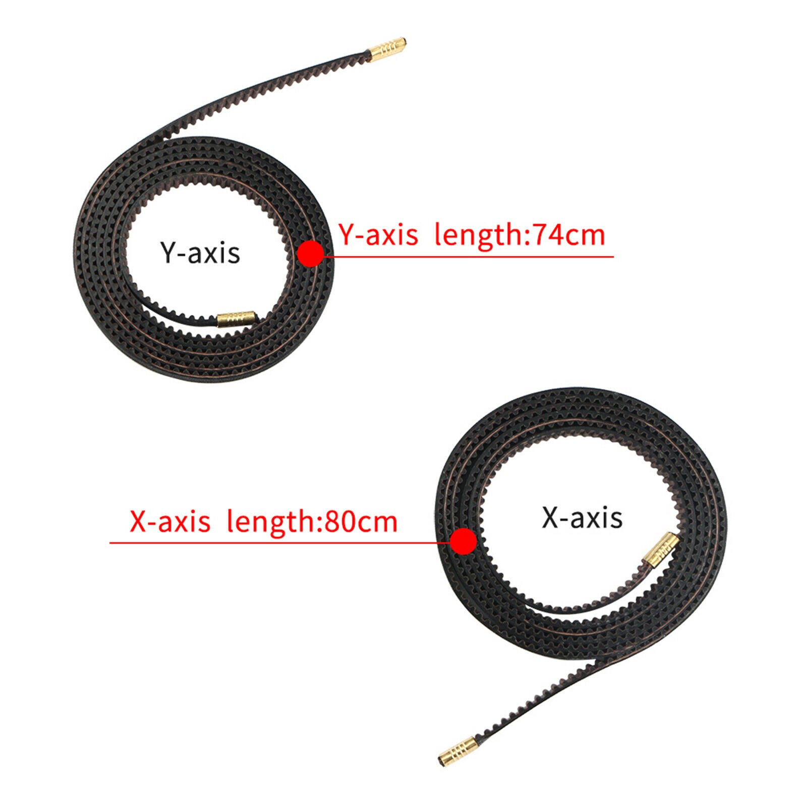 2GT Timing Belt Open Timing Belt 6mm Width X axis + Y axis for Ender 3