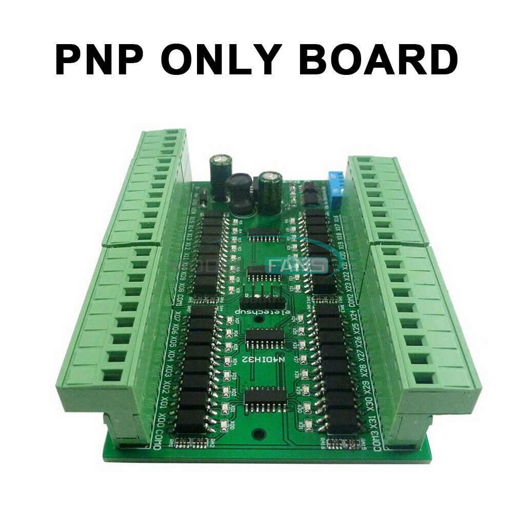 32 Channel DIN Rail RS485 Input Controller Module MODBUS RTU PNP NPN DC12V 24V