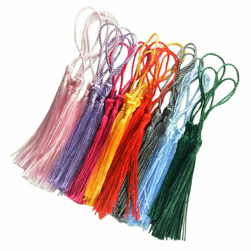 30PC Long DIY Tassels Crafts for Souvenir Bookmarks Jewelry Making Accessories