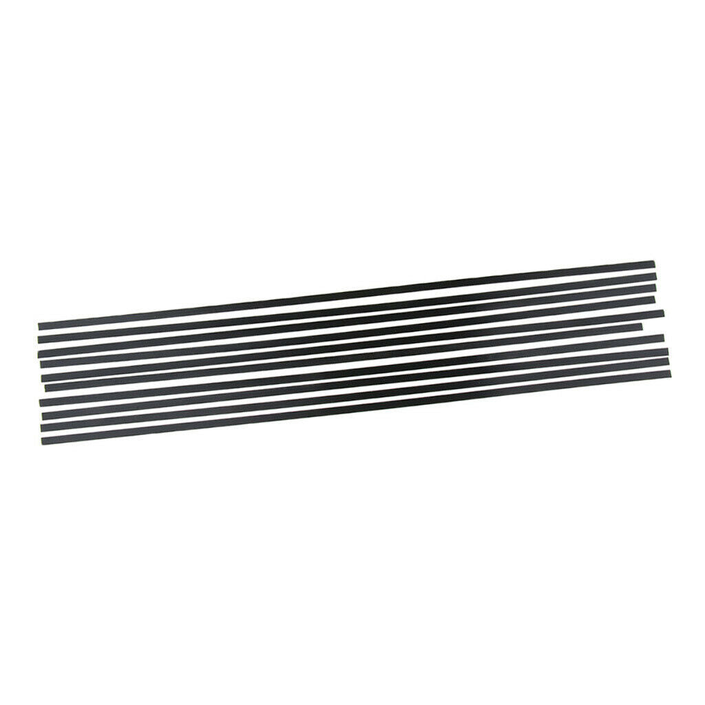 10 Pieces Guitar Fingerboard Fretboard Binding Purfling Strips Black