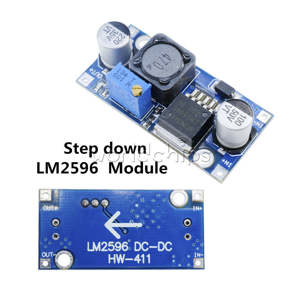 10Pcs Output 1.23-30V LM2596 DC-DC Buck Converter Step Down Module Power Supply