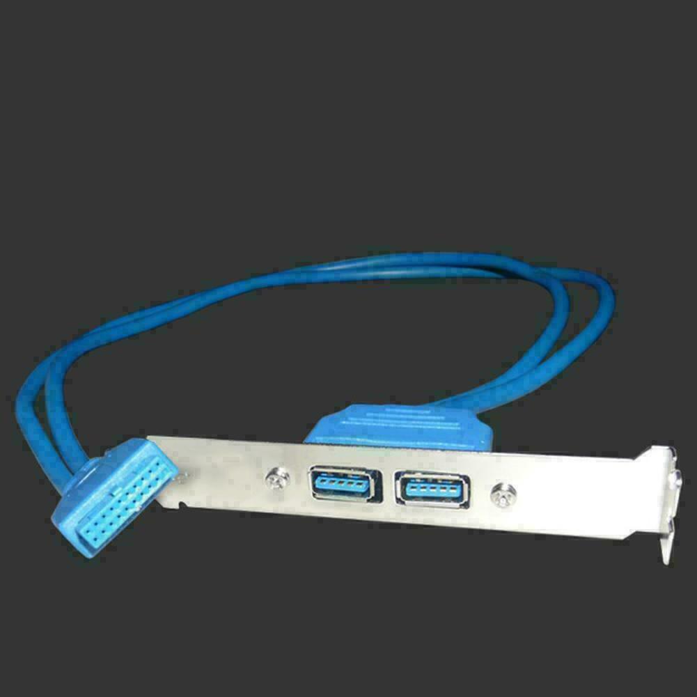 USB 3.0 Back Panel Expansion Bracket to 20-Pin Header T1Y5 Motherboard Sale U1P4