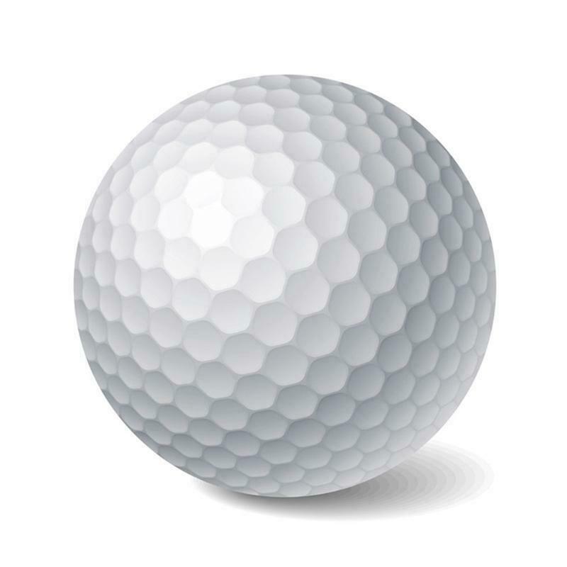2Pcs Golf Ball Professional Indoor & Outdoor Air Balls Golf White Soft Ball