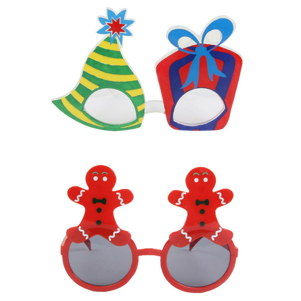 7pcs Christmas Glasses for Kids Adults Gifts Ornaments Christmas Holiday Party