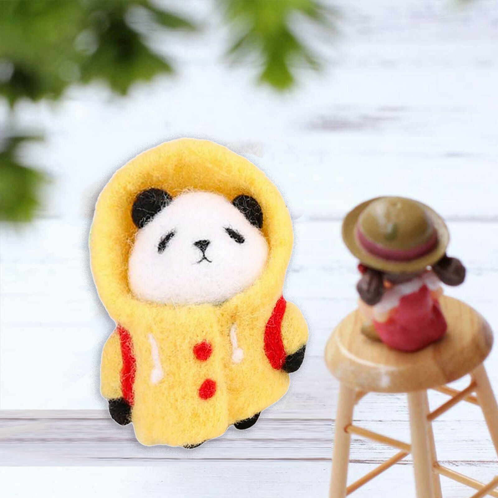 1 Set Panda Needle Felting Kits Felting Needle for Beginners Student Panda