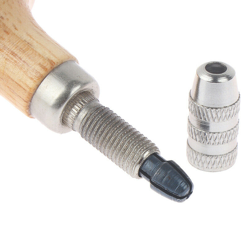 Jewelers Pin Vise Vice Wooden Handle Twisting Wire Wrapping Drill K.l8
