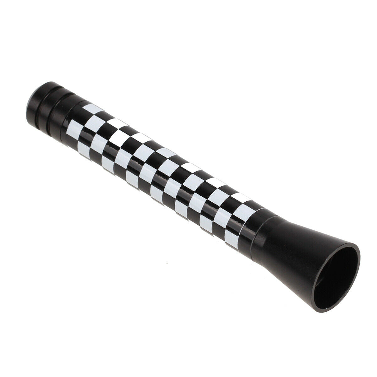 Black&White Grid Car Mounted  Radio Antenna With Spring Aerial Universial