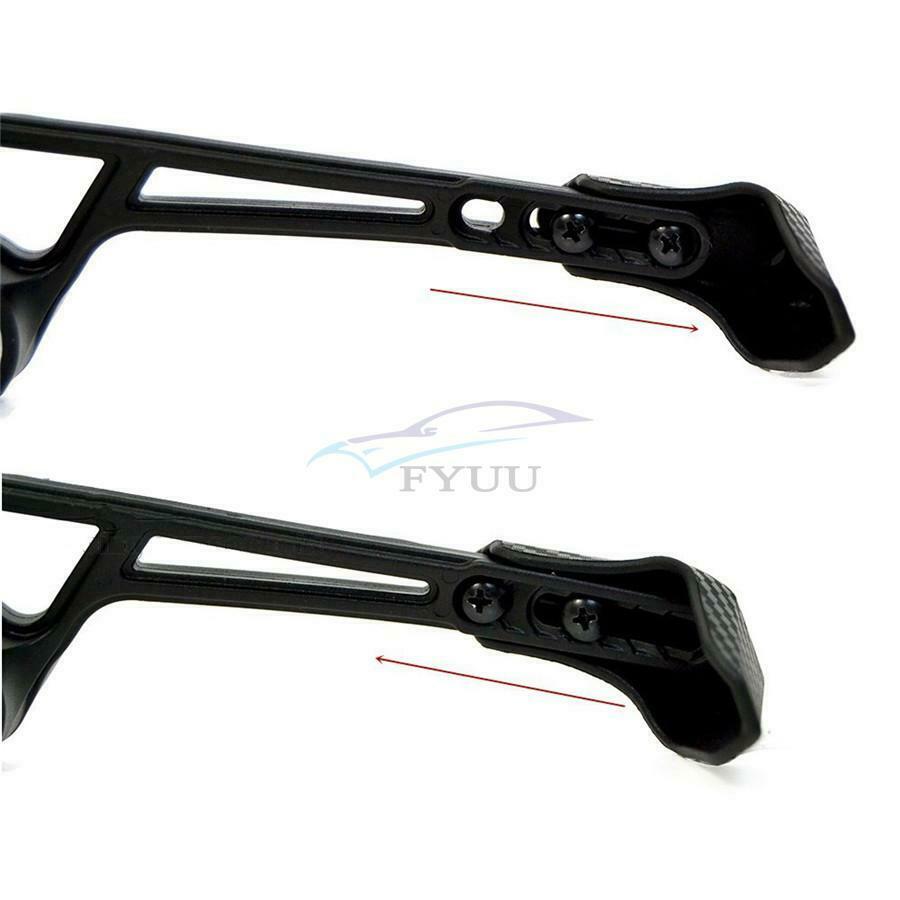 2× Universal Adjustable 15mm-18mm Motorcycle Lever Handlebars For BMW Yamaha