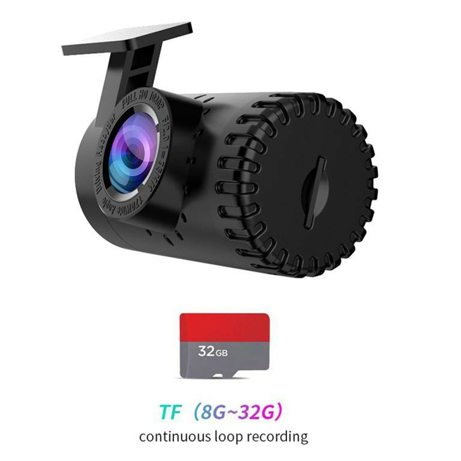 1080P USB Car DVR Driving Recorder Dash Camera 170°Wide Angle Night Vision
