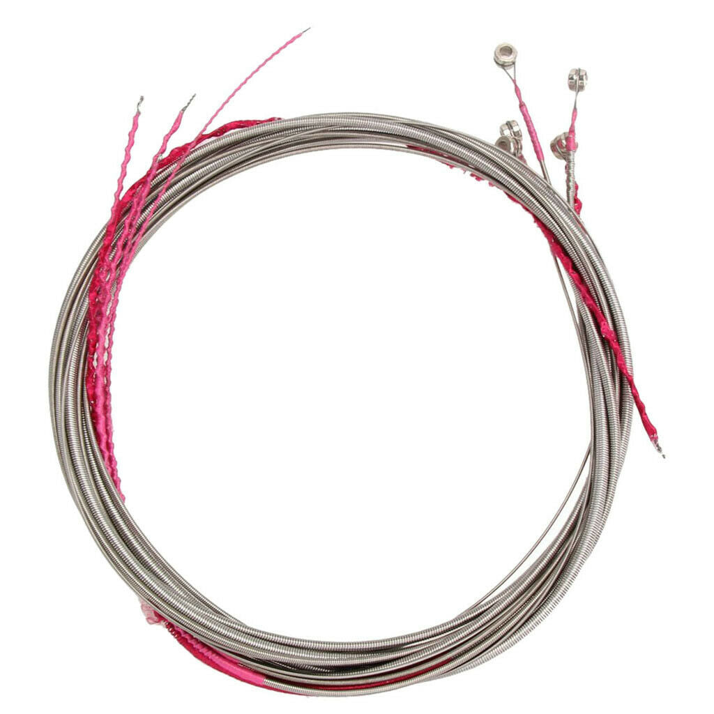 Set of 5 steel strings for 5 strings bass guitar Large spare parts New
