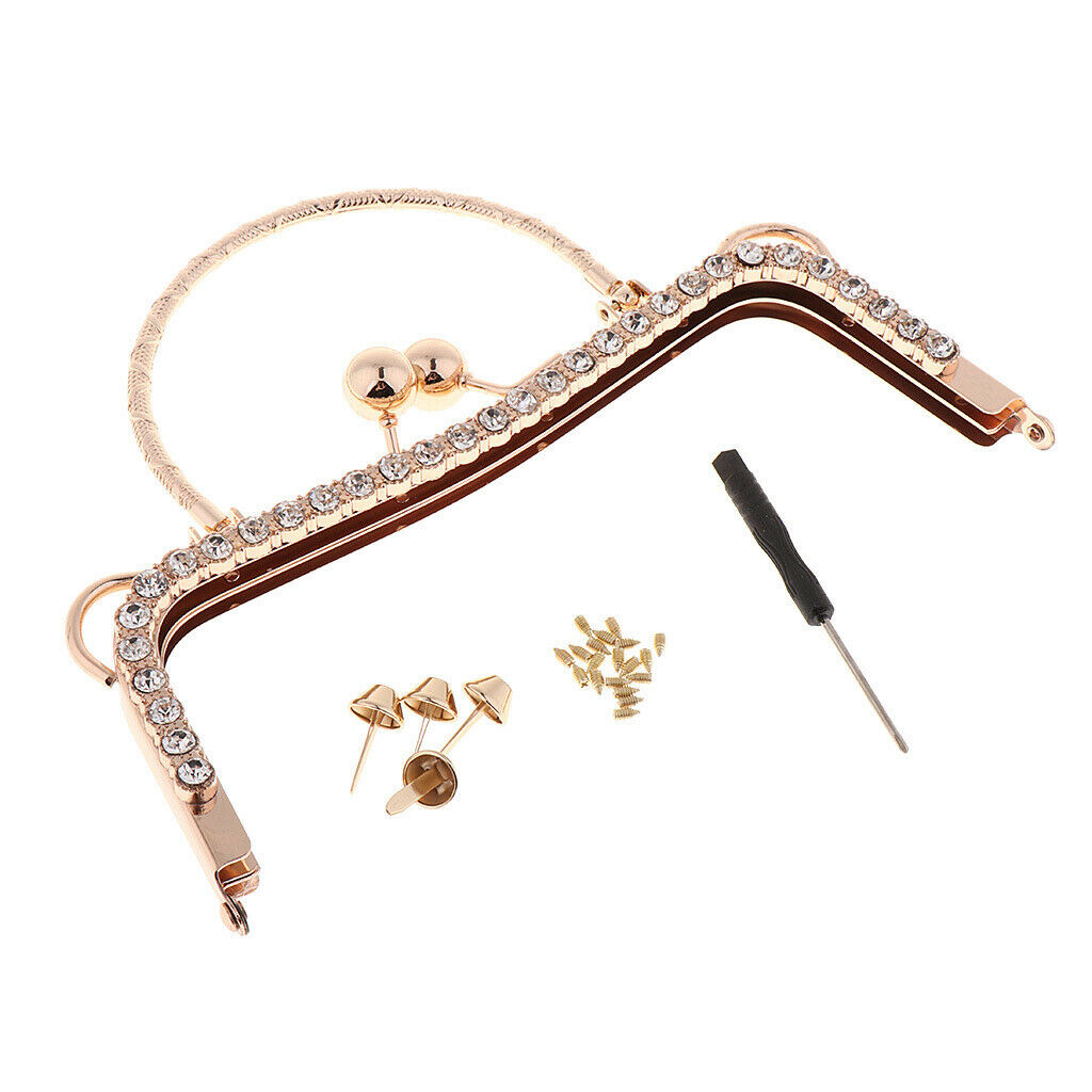 Purse Making Kits with Purse Frame & Metal Chain for Beginners Adults TD018