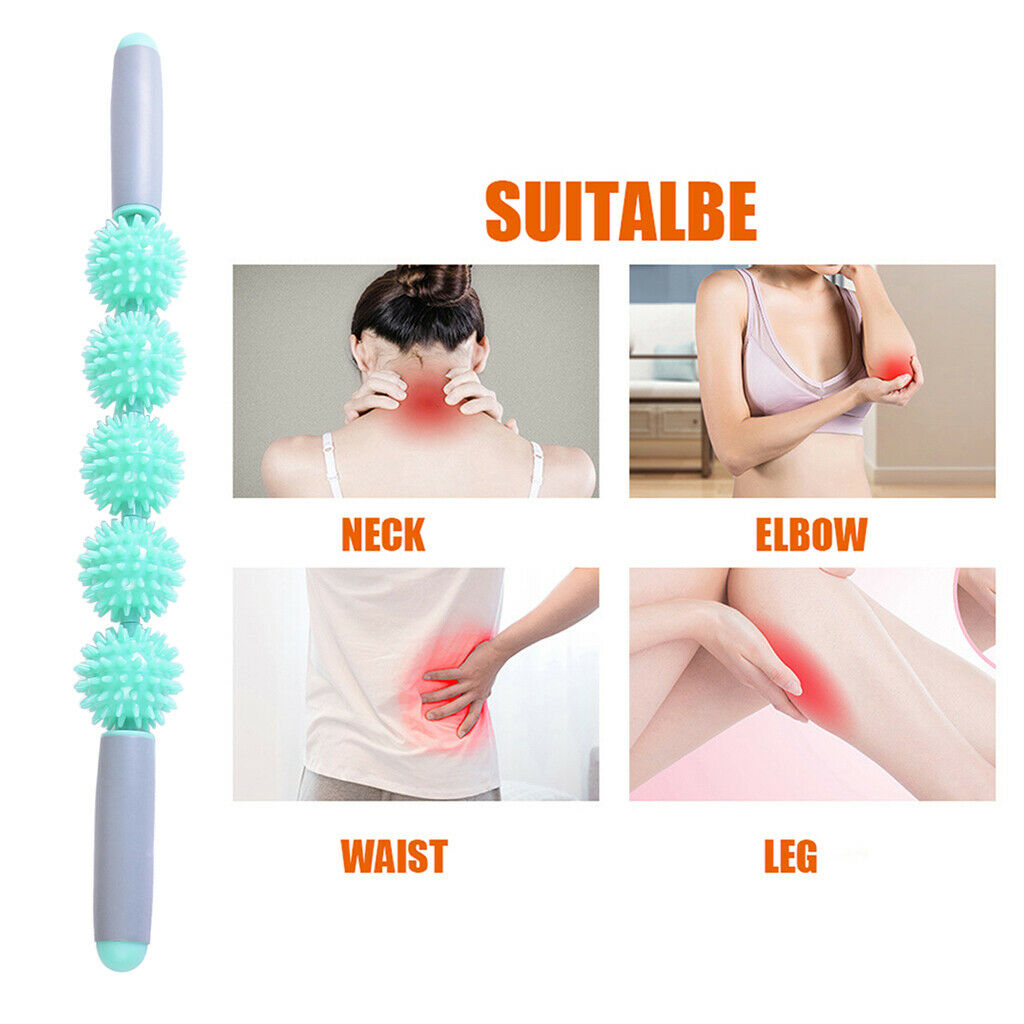 Portable   Point Massage Tool Roller Stick Muscle Sore Fatigue Relief