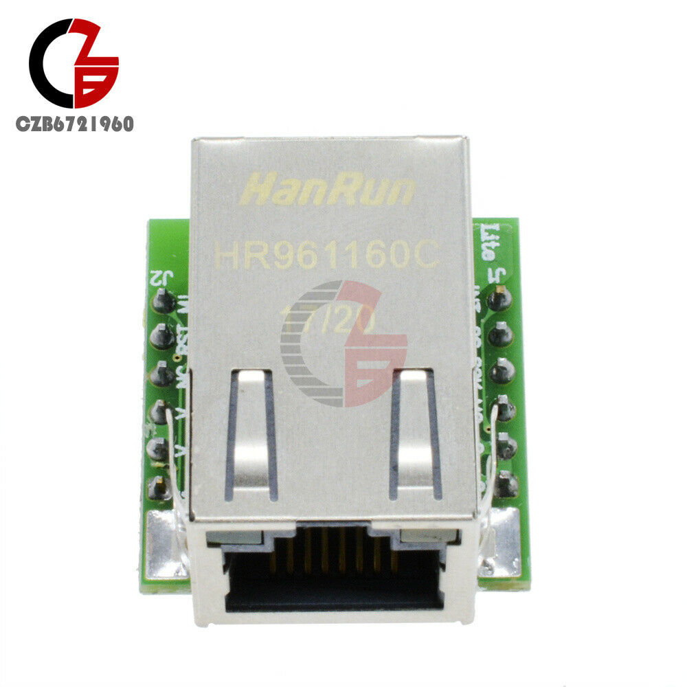 1*USR-ES1 80MHz ENC28J60 W5500 Chip SPI to LAN/ Ethernet Converter TCP/IP Module