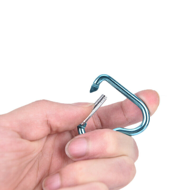 10pc Outdoor Ring Shape Carabiner Key Chain Clip Hook Lock Buckle Climb C.l8