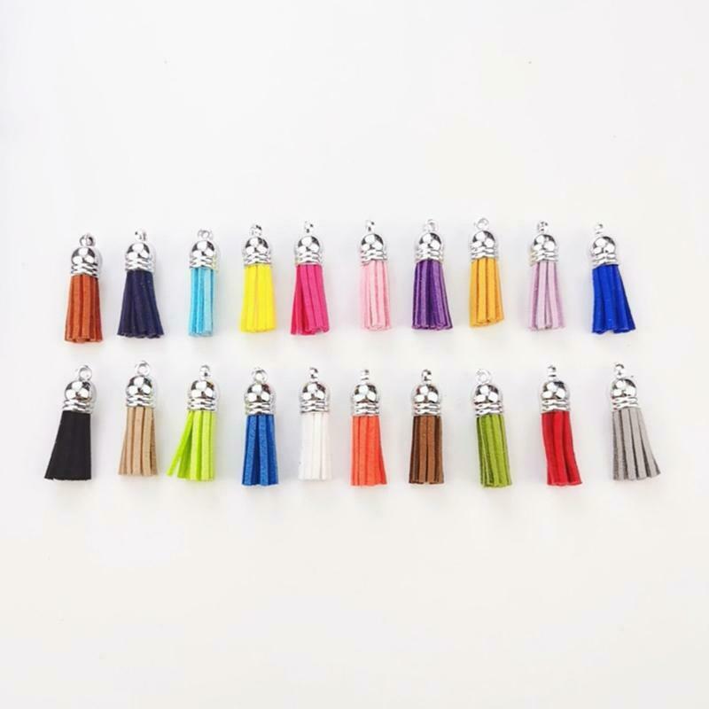 71 Pieces Keychain Hardware Set Colorful Key Chain Making Accessories with Tool