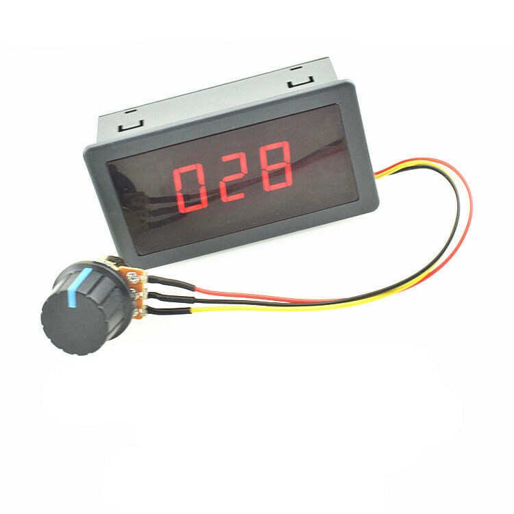 New DC 12V 24V 5A PWM MOTOR SPEED CONTROLLER WITH LED DISPLAY