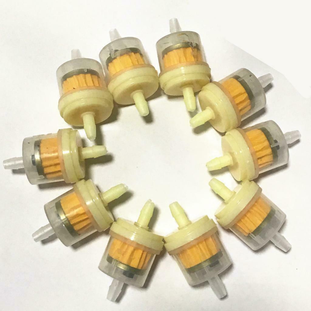 6mm 1/4" Gas Fuel Filter Petrol for Motorcycle Car Dirt Bike Scooter