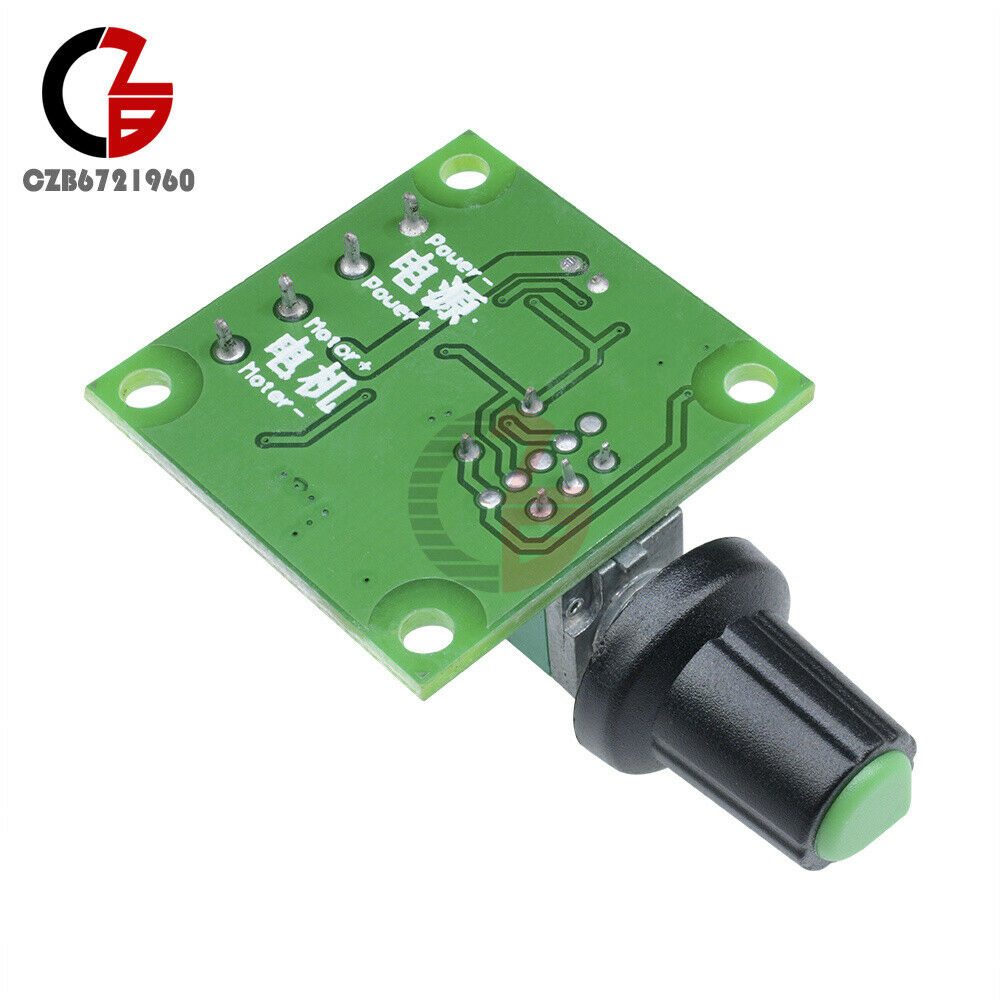 5X 1.8V-15V DC 2A Motor Speed Switch Controller PWM 1803BK+self-recovery Fuse