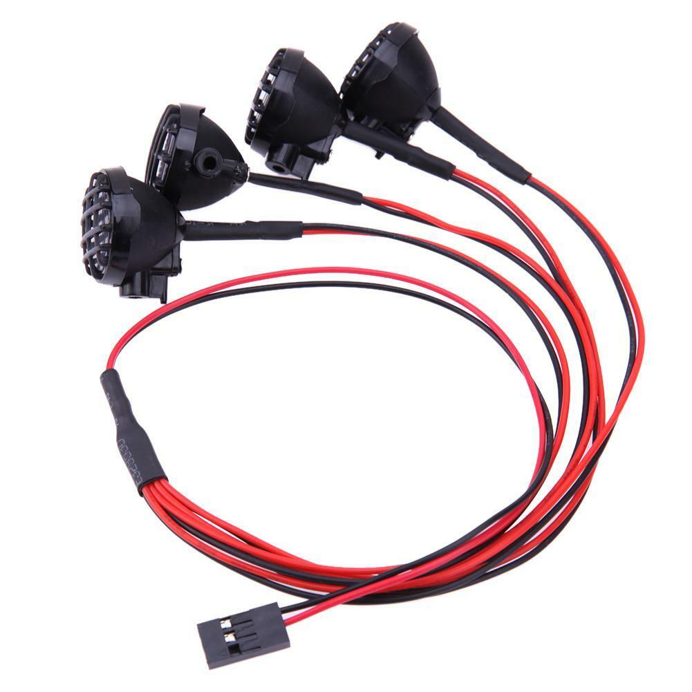4 LED White Light with Lampshade for 1:10 Traxxas HSP Redcat RC Crawler Car Part