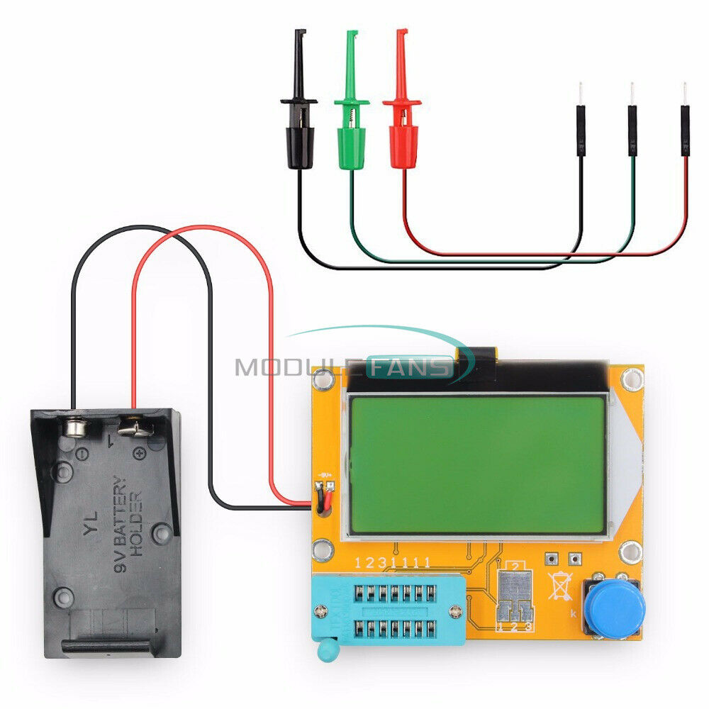 Transistor Tester LCR-T4 LCD Display M328 Diode Triode Capacitance ESR MOS