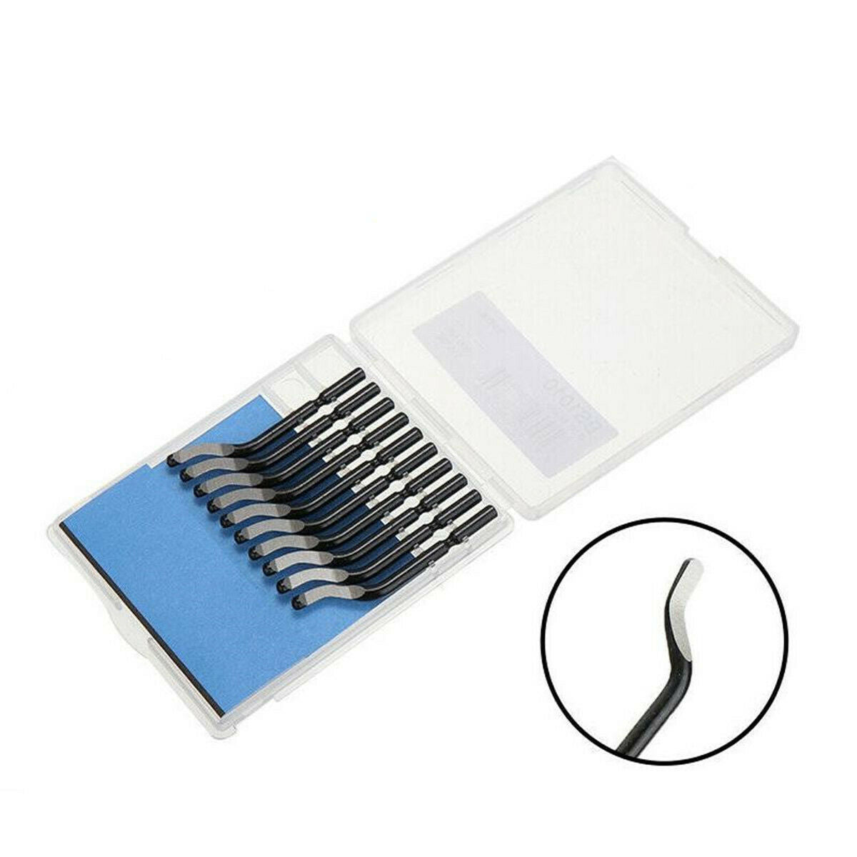 10pcs Replacement Blades Hand High-Speed Steel BS1010 Deburring Tool Durable