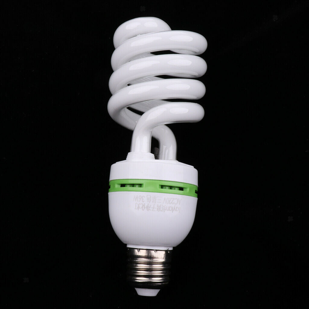2pc Full Negative Ion Light Bulb Ionizer Air Purifier Energy Saving 30/36W