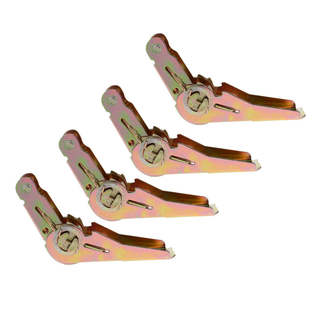 500KG Steel Double Lock 1 "Ratchet Handle for TieDown Strap Trailer Lashing