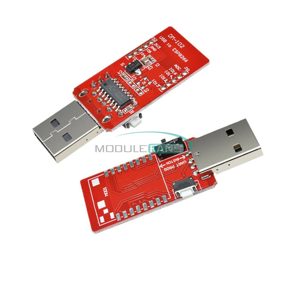 2PCS ESP07 ESP-07 Serial USB to ESP8266 WiFi Adapter Transceiver Module