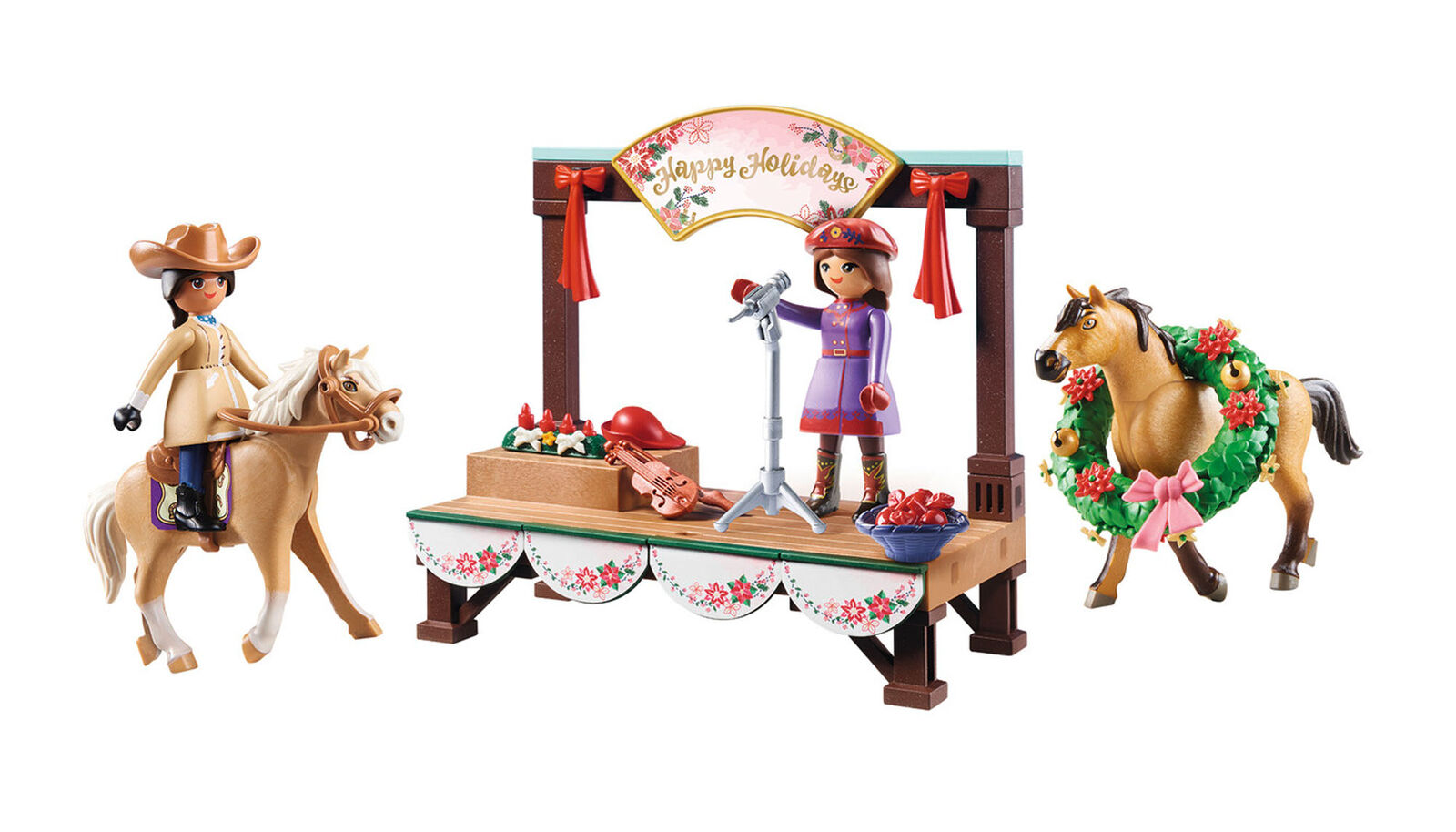 70396 Playmobil DreamWorks SpiritÂ© Christmas Concert Suitable for ages 4 years a