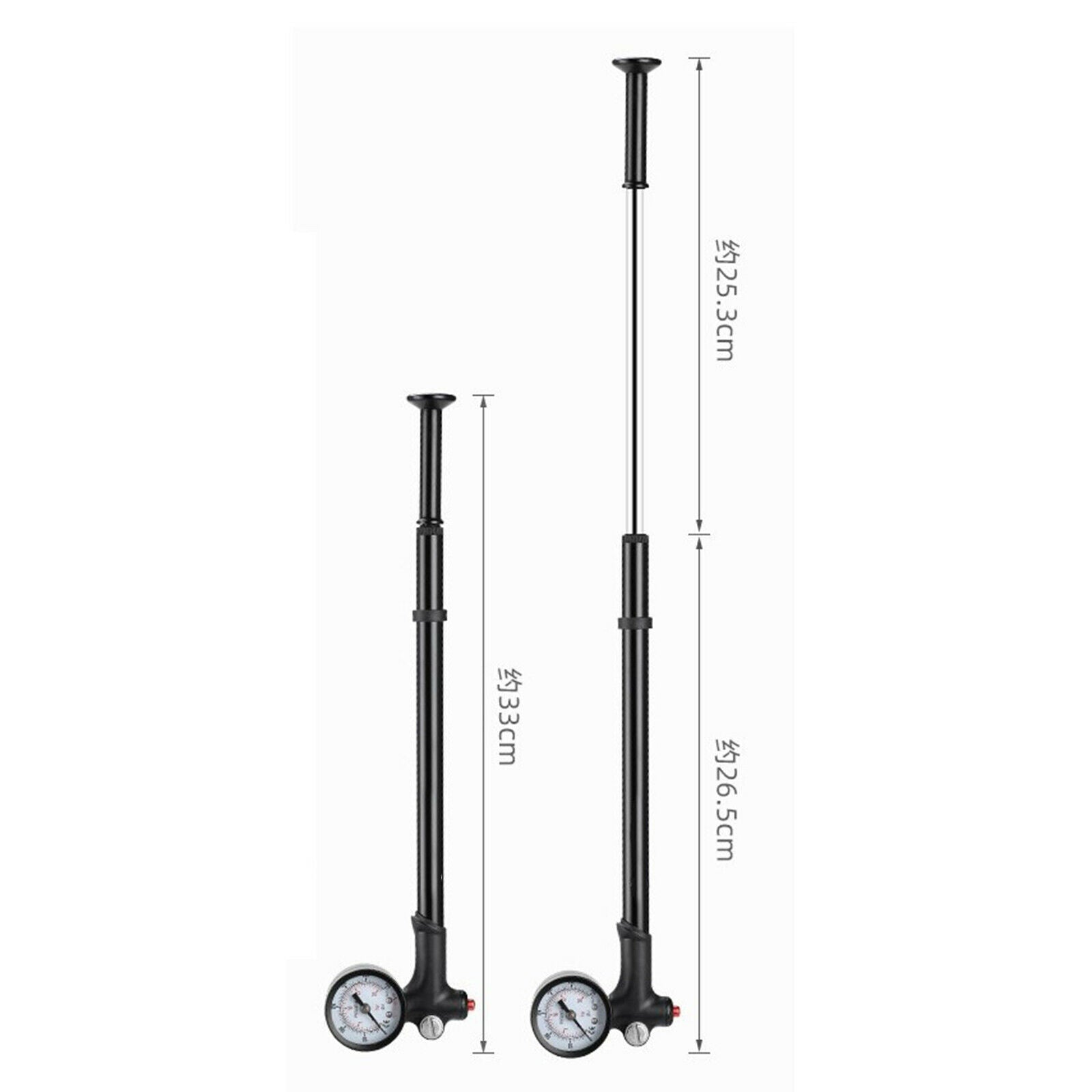 Shock Pump ( High-Pressure 120 PSI Max ) Fork Rear Shox MTB Bicycle Cycling