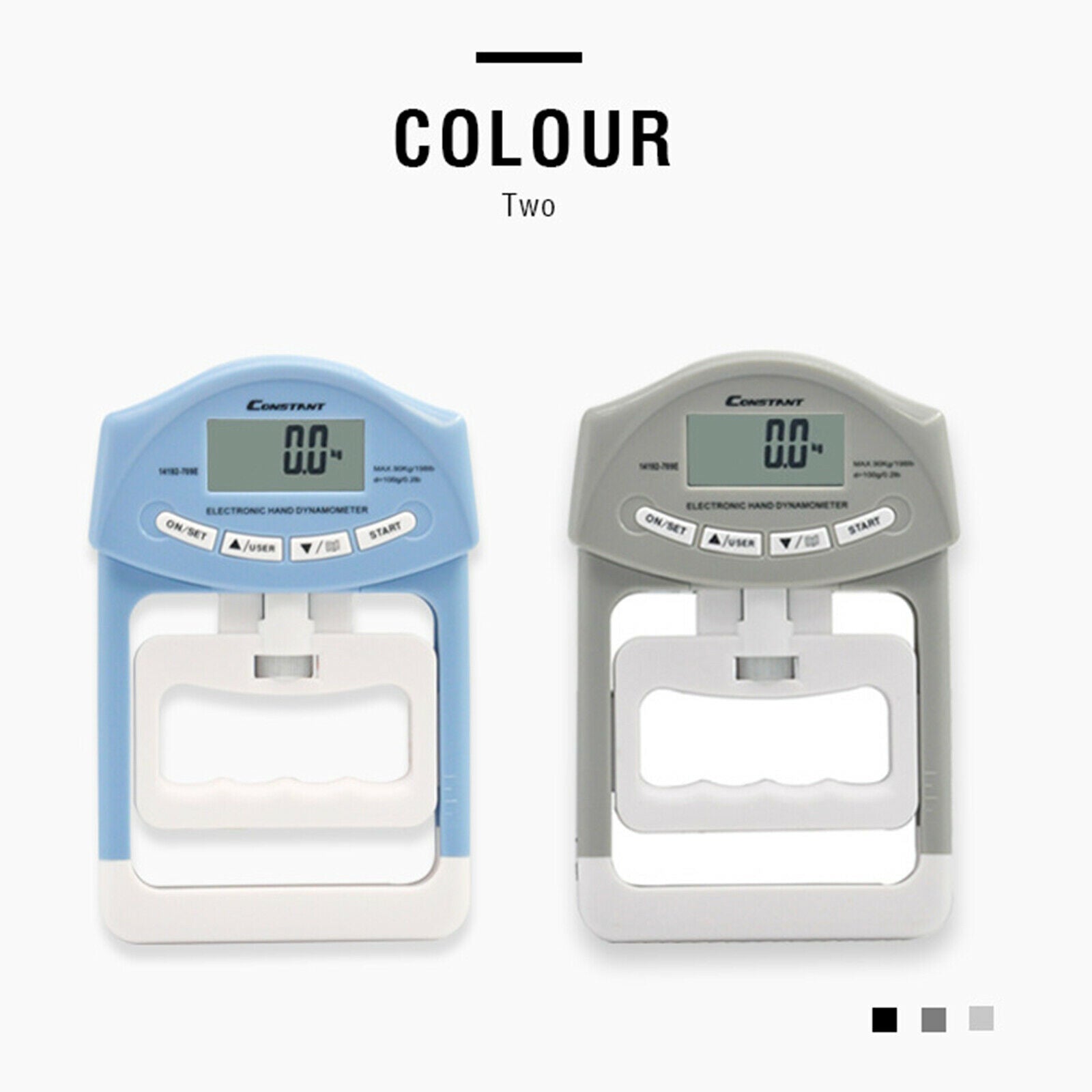 2x Hand Dynamometer Grip Strength Measurement Meters for Gymnastics Trainer